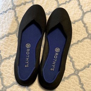 Black Rothy’s - Like New ✨ Size 11 ballet flats